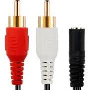 Cable de audio 1 jack estero x 2 rca macho 1.8mts