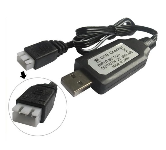 [CHARUSB-7.4-800MA-XH] Cable de carga USB de 7.4V / 800mA. 2S