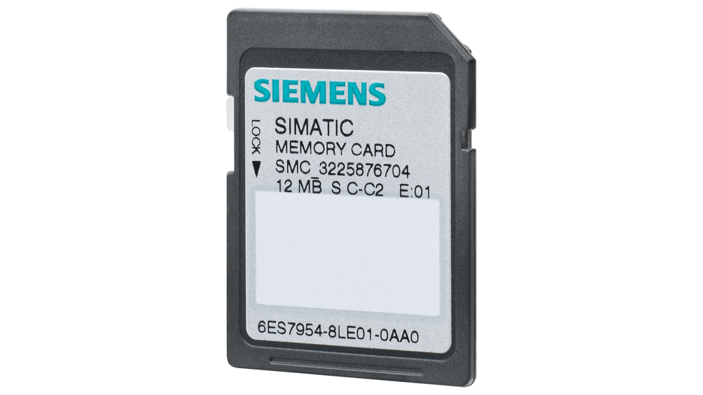 SIMATIC S7, Memory Card para S7-1x 00 CPU/SINAMICS, 3, 3V Flash, 4 Mbytes