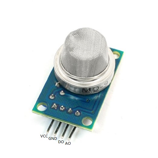 Módulo sensor de gas MQ-9