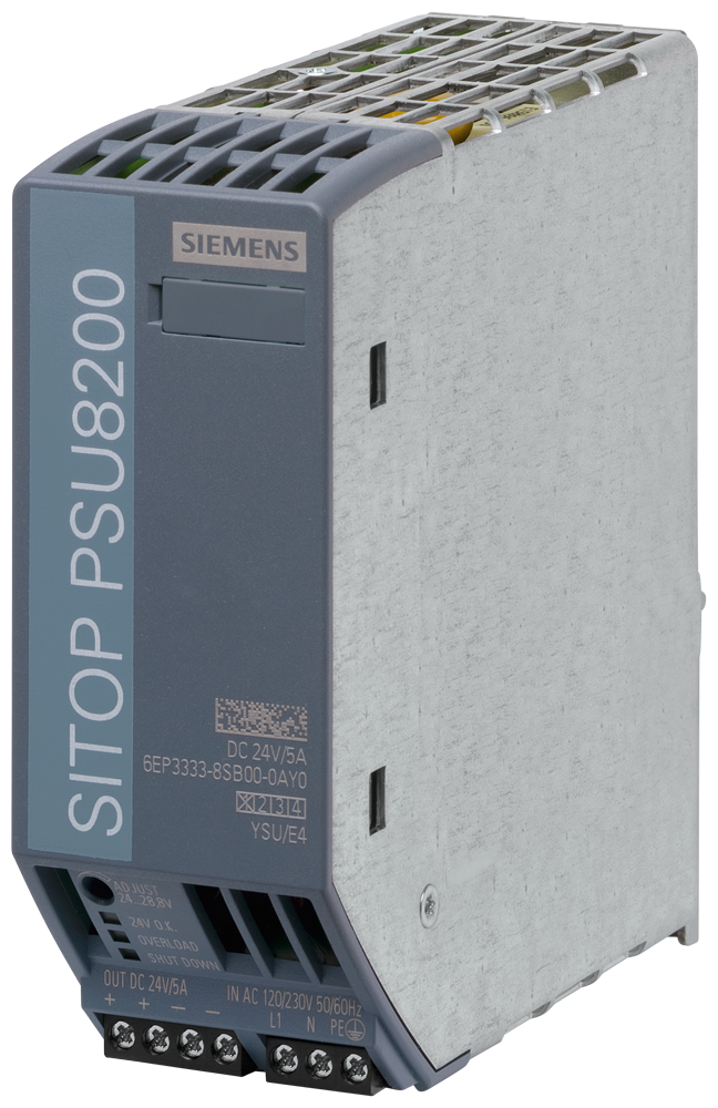 SITOP PSU8200 24 V/5 A fuente de alimentación estabilizada entrada: 120/230 V AC salida: 24 V DC/5 A