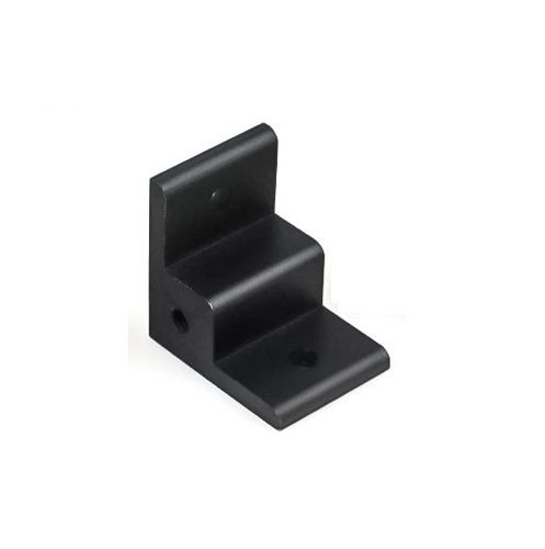 Conector de anclaje de rueda para perfil 4040. Negro