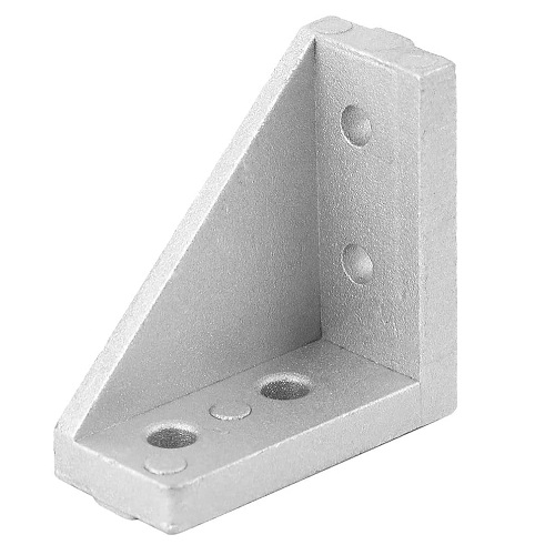 Unión en ángulo 90° 2040. Para perfiles 2020. Gris