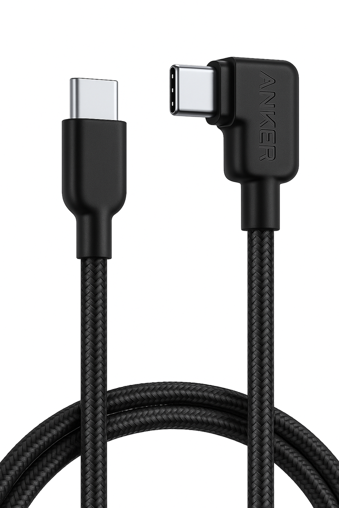 Cable USB C a USB C en ángulo recto 240 W