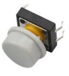 Pulsador grande Blanco