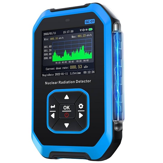 Detector de Radiación Nuclear. FNIRSI® GC-01