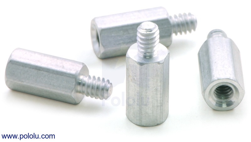 Separador metálico M/H 3/8'' (unidad)     