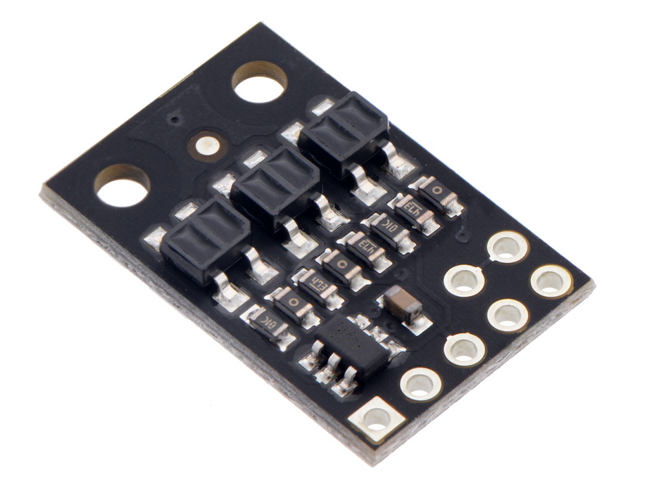 Matriz de sensores de Reflectancia QTR-HD-03A. 3 canales. Salida analógica