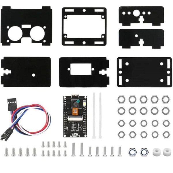 Kit de expansión Cámara ESP32 para carro robótico. ACEBOTT
