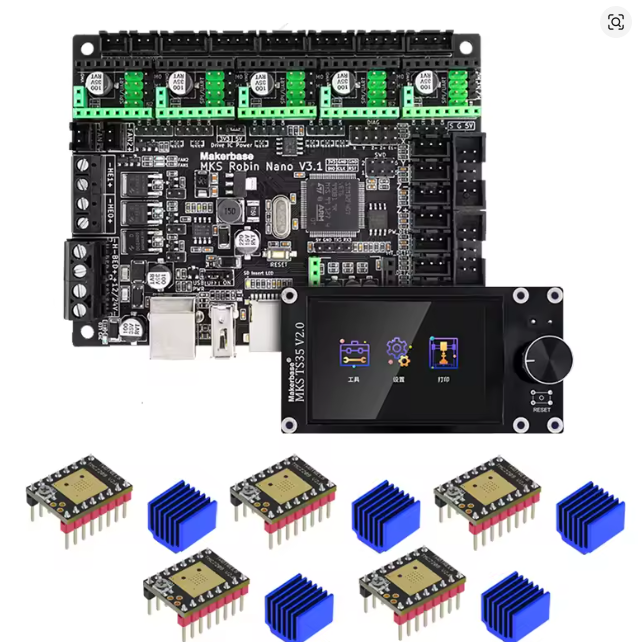 BIGTREETECH SKR Mini E3 V3.0 Placa base, Ender-3/Ender-3 Pro/Ender-3 V2 actualización de la placa base, BTT 32 bits placa de control silencioso con controlador de motor paso a paso TMC2209 UART
