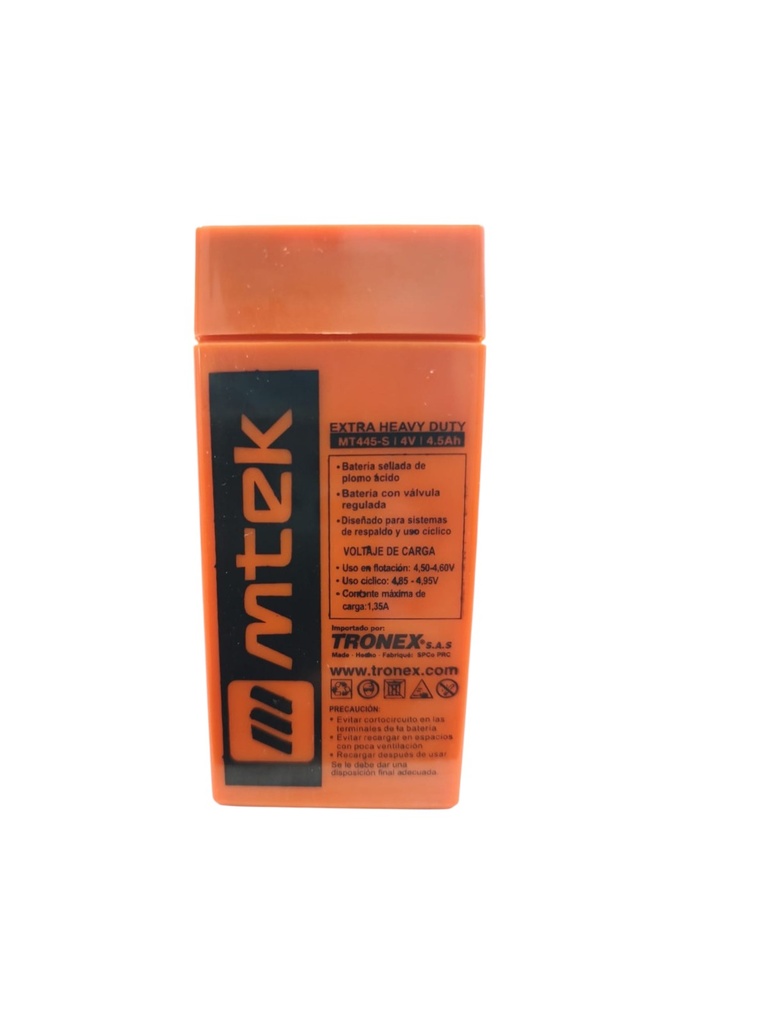 Batería sellada 4V 4.5A MTEK