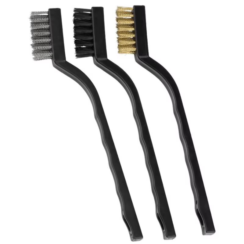 Kit de cepillos de alambre y plástico