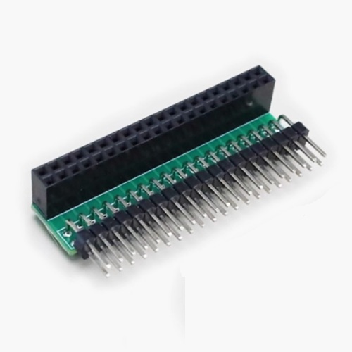Tarjeta adaptadora de pines GPIO para Raspberry Pi 5. Hembra/Macho. En L