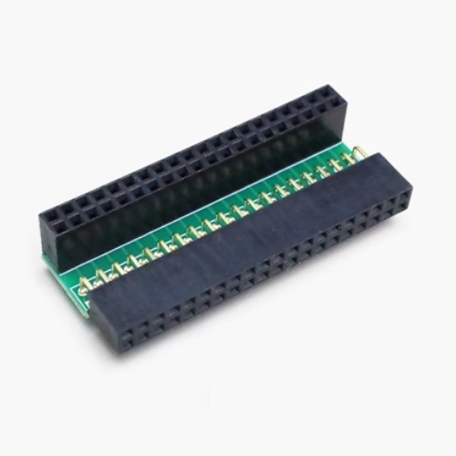 Tarjeta adaptadora de pines GPIO para Raspberry Pi 5. Hembra/Hembra. En L