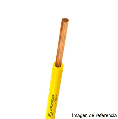 Cable vehicular iluminacion 20 AWG - Amarillo Centelsa