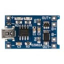 Cargador mini-USB para batería litio - 3.7V (1S)