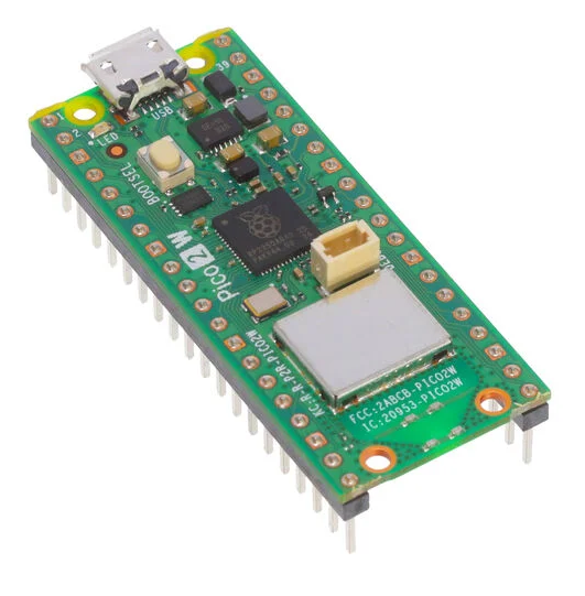 Tarjeta Raspberry Pi Pico 2 W con headers