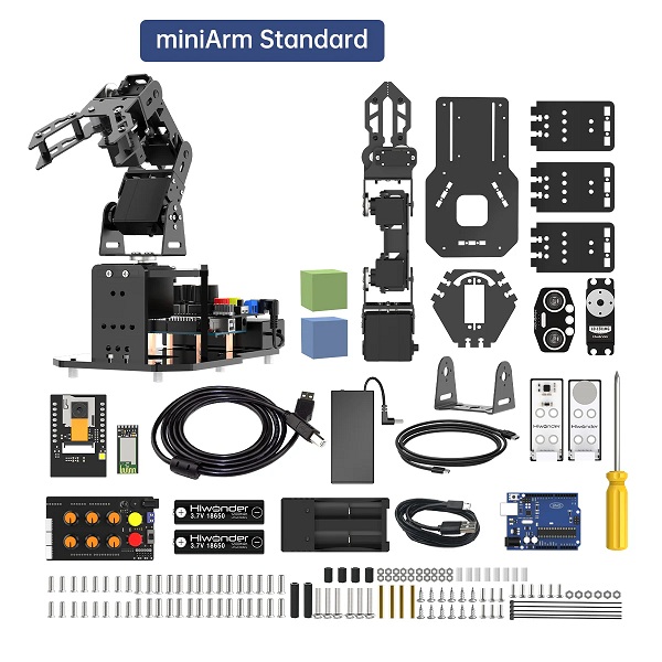 Brazo robótico miniArm. Kit estándar. Hiwonder