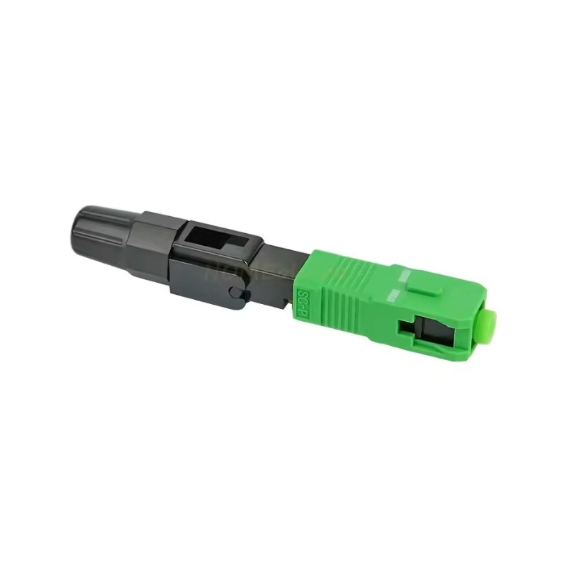 Conector rápido mecánico SC/APC para fibra óptica