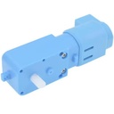 Motorreductor DC con encoder. 6V, 300RPM. Azul