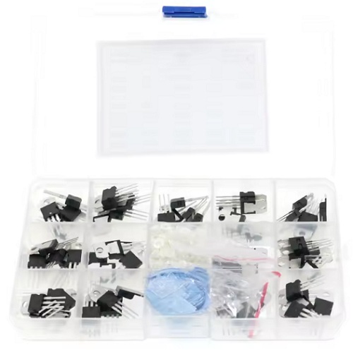 Kit de reguladores de voltaje TO-220. 70 unidades