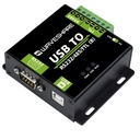 Convertidor industrial aislado de interfaz USB a RS232/485/TTL. Con chip CH343G