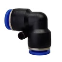 Acople rápido acodado para tubo de aire de 4mm. PV