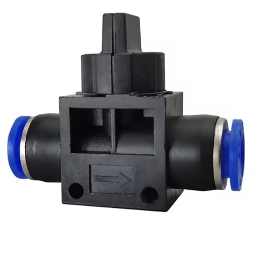 Válvula manual On/Off para flujo de aire. HVFF. 4mm