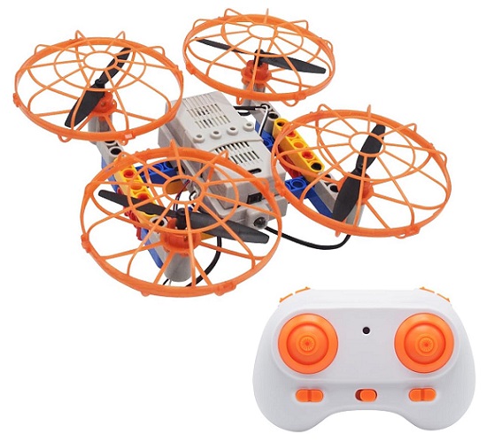 Kit Dron de bloques de construcción. Con control remoto