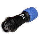 Conector hembra impermeable de 2 pines SP1111C/S2