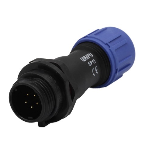 Conector macho impermeable de 5 pines SP1111C/P5II