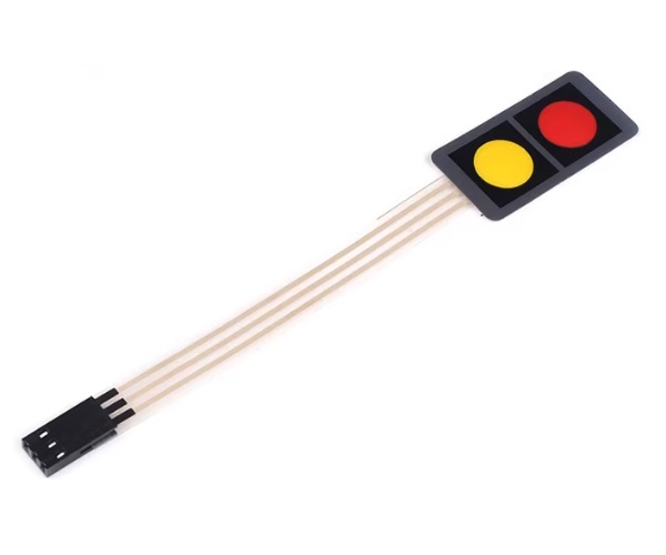 [TEC-MEM-2] Teclado matricial de membrana 2 teclas.