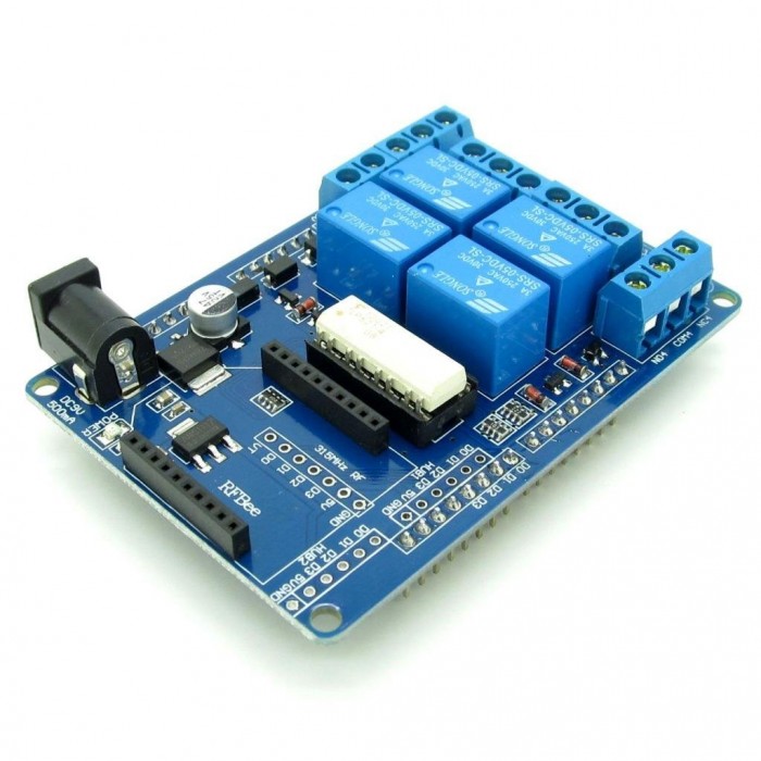 [SHD-RELE-4-5V] Shield para Arduino® de 4 relevos