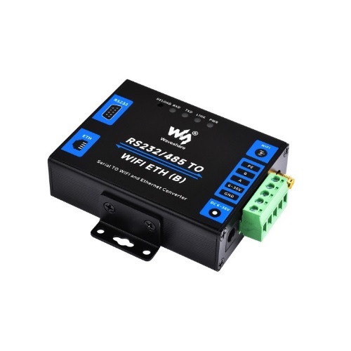 [WS-25222] Servidor serie de grado industrial RS232/485 a WiFi y Ethernet