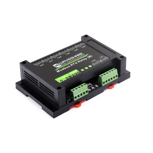 Módulo de relé industrial Modbus RTU de 8 canales (B) con interfaz RS485, circuitos de protección de aislamiento múltiple. 7-36V