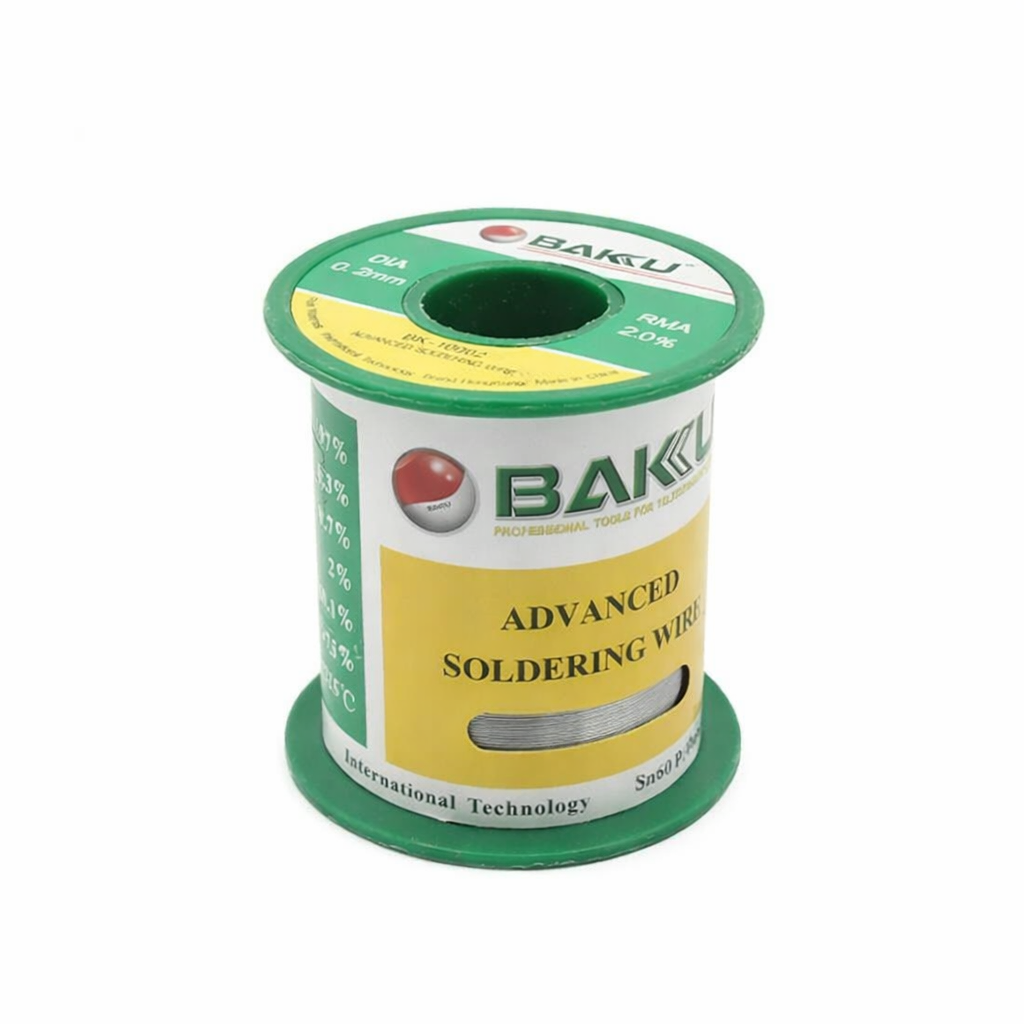 Soldadura Libre de Plomo 0.2mm 100g RMA 2%, BAKU