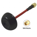 Antena FPV omnidireccional 5.8G, 3dBi. Para Dron de carreras RC