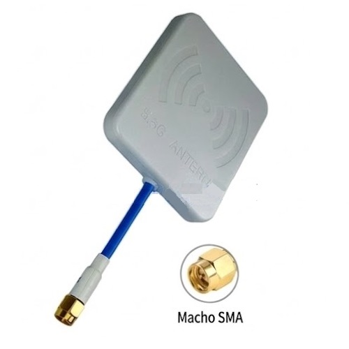 Antena plana de alta ganancia de 14 dBi, 5.8 GHz