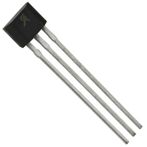 Sensor de efecto hall. Encapsulado: SIP-3