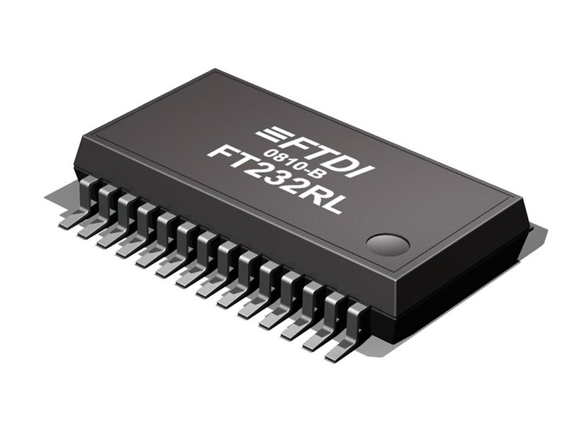 Conversor USB - Serial. Encapsulado: SSOP-28