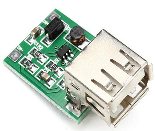 Conversor DC/DC Elevador USB 5V 600mAh
