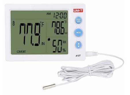 Termo higrómetro digital UNIT A12T