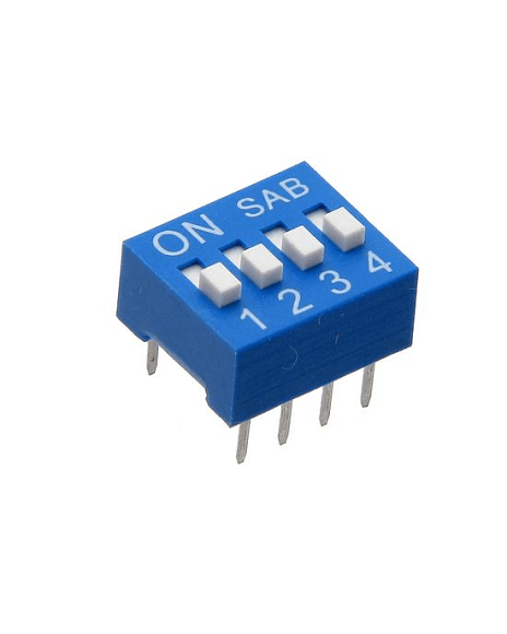 DIP Switch 4 posiciones