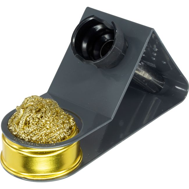 Base para cautín con viruta limpiadora