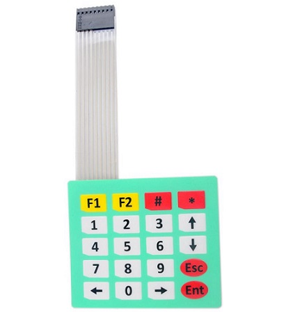 [TEC-MEM-20-SPE] Teclado matricial de membrana de 20 teclas