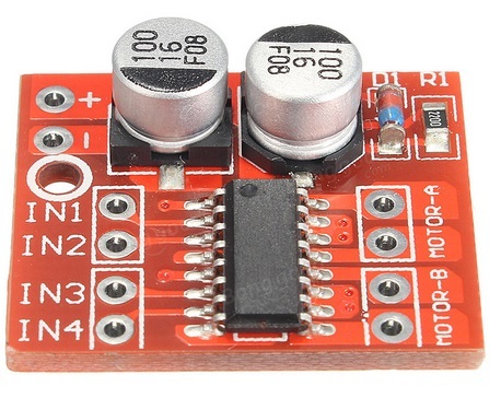 Controlador Puente H 2 motores dc / 1 motor paso a paso
