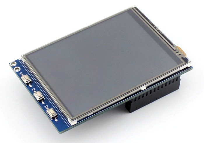 [WS-9201] Shield Display LCD 3.2'' touch para Raspberry