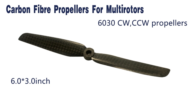 6030 CW, CCW Carbon Fibre Propellers (GWS)