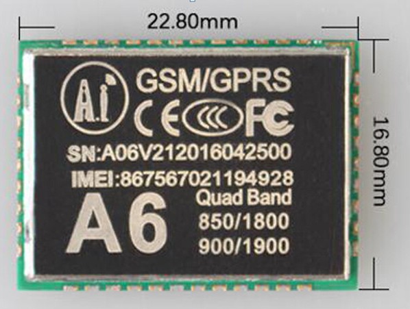 Modulo A6 GSM/GPRS Ai