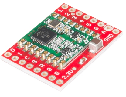 Tranceptor inalámbrico 915MHz RFM69 